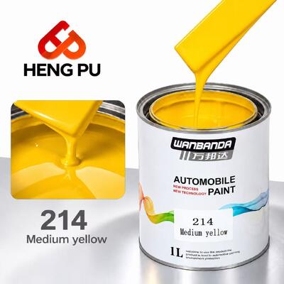 2 Bagian Medium Kuning Otomotif 2K Primer Paint Spray Antirust
