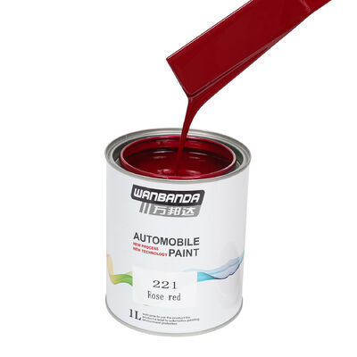 Good price Premium 2K Rose Red Matte Car Paint Automotive Refinish Paint Weatherproof online