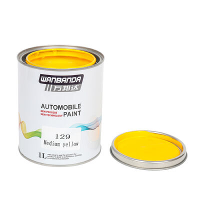 Good price Weather Resistance Auto Restoration Paint Base Coat Gold Yellow 1 Liter online