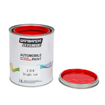 Good price Fast Drying 1K Basecoat Car Paint 2.5 Liter Solvent High Adhension online
