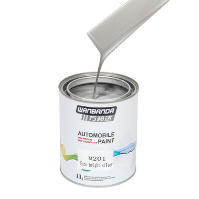 Good price Two Component Polyurethane Bright Metallic Silver Auto Paint Low VOC online