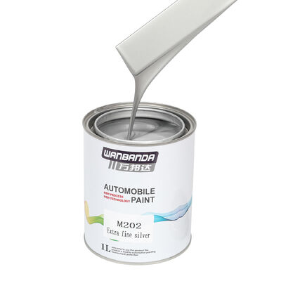 Good price Anti Dust Brilliant Metallic Silver Auto Paint For Car ISO9001 Certificated online