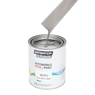 Good price Two Component Bright Metallic Silver Auto Paint Car Color UV Resistance Anti Chalking online