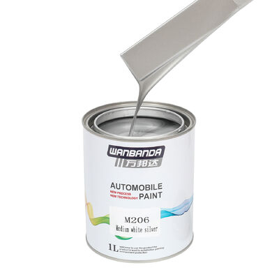 Good price Anti Corrosion Acrylic Lacquer Auto Paint Metallic Silver 35μm online