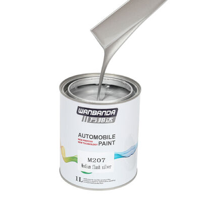 Good price Flexible Coating Gunmetal Metallic Silver Auto Paint Anti Cracking online