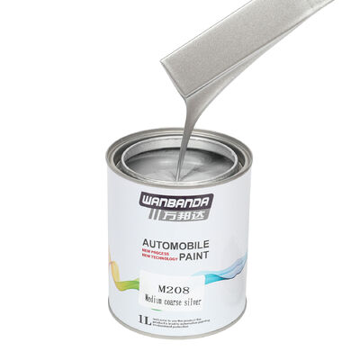 Good price Coarse Metallic Silver Auto Paint Matte Gunmetal Grey Low VOC ISO14001 Certificated online