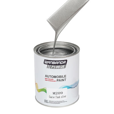 Good price Low Odor gunmetal Metallic Gray Car Paint Coarse Flash Silver For Auto Workshops online
