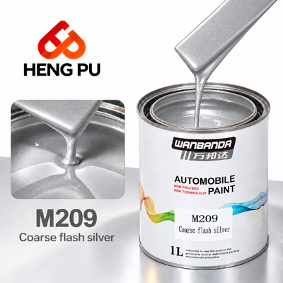 Good price 1K Acrylic Coarse Flash Metallic Silver Colour Car Gun Metal Gray Car Paint Vehicle Finish online