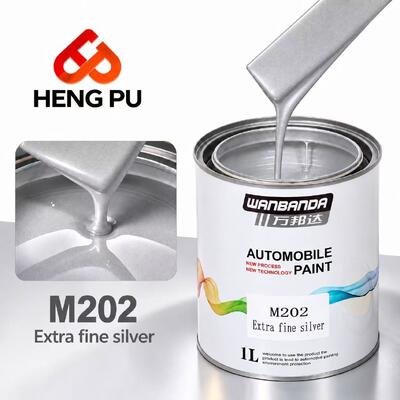 Harga yang bagus Extra Fine Metallic Silver Auto Paint Gun Metal Grey 1L Untuk Permukaan Plastik on line