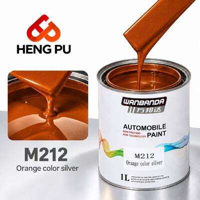 Good price OEM 1K Acrylic Orange Metallic Silver Auto Paint Shimmer For Car Repair online