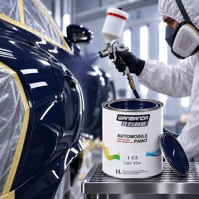 Quality Versatile HS 1K Lake blue Paint for Professional Automotive Use factory