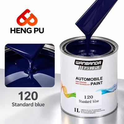Good price Glossy Royal Blue 1k Automotive Paint Acrylic Enamel Base Low VOC online