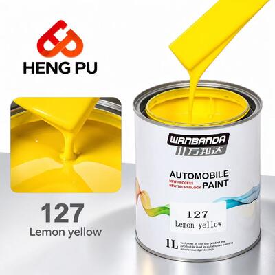 Goede prijs Bulk Lemon Yellow 1K Auto Verf Acrylcoating 1 Gallon Weerbestendige online