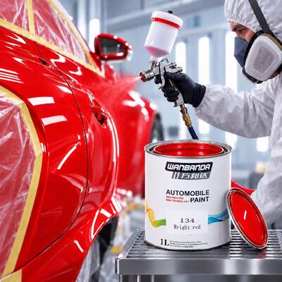Guter Preis Versatile HS 1K Bright red Paint for Professional Automotive Use online