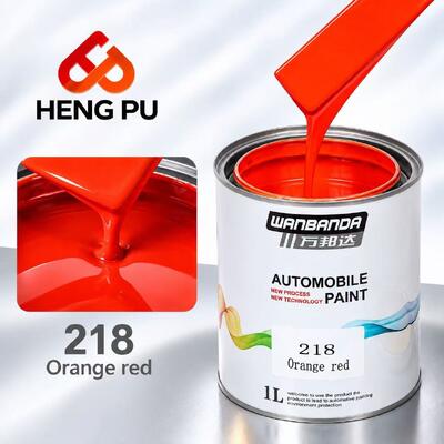 Guter Preis 4L Zweikomponenten-Acryl-2k-Autolack Orange Rot ODM online