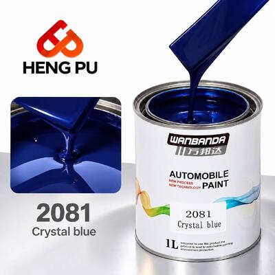 Good price Crystal Blue Colour 2K Car Paint Hardener Topcoat 200L Custom online