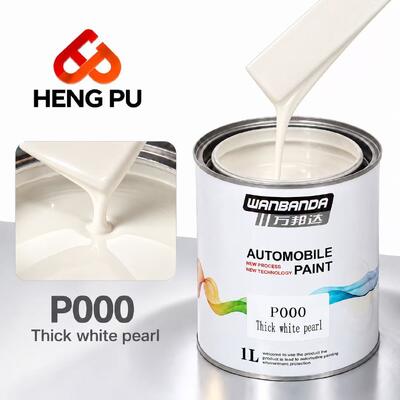 Bon prix 1K Maître-mélange blanc nacré métallique pour peinture automobile, résistant aux UV, OEM en ligne