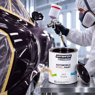 Good price Versatile HS 1K Violet Paint for Professional Automotive Use online