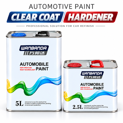 Goede prijs ISO14001 Hoogglans Acryl Lak Autolak Automotive Carrosserie Afwerking Vernis Mat Helder online