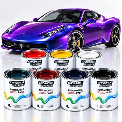Buon prezzo Vernice per auto metallizzata perlescente solida pronta all'uso per ritocchi per riverniciatura VW in linea